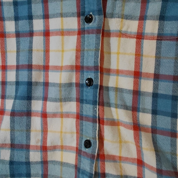 L.L. Bean Blue and Red Plaid Shirt - Picture 4 of 10